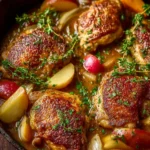 Skillet Apple Cider Chicken First Image