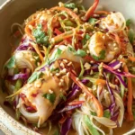 Spring Roll in a Bowl with Peanut Sauce (Easy Recipe) First Image
