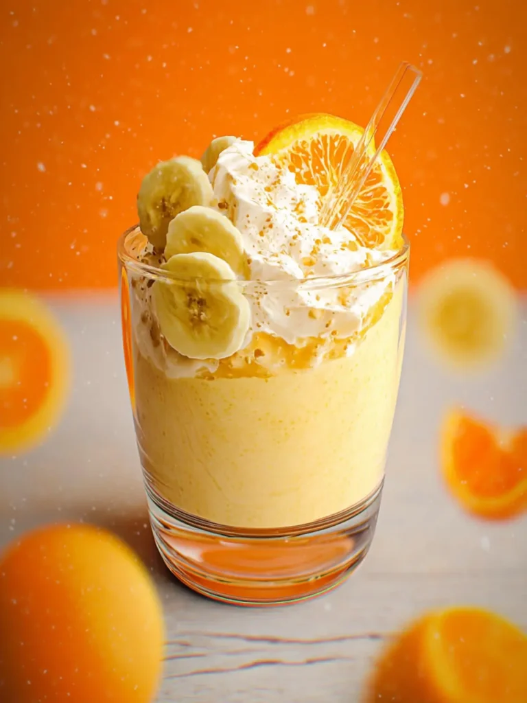 Banana Orange Cottage Cheese Smoothie – Protein Packed First Image