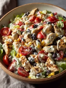 Easy Southwestern Chicken Salad with Creamy Dressing First Image