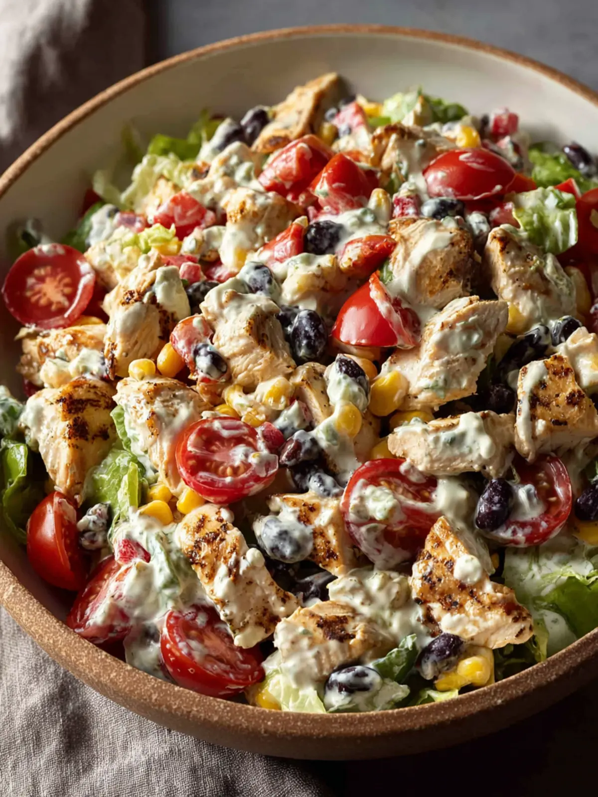 Easy Southwestern Chicken Salad: Creamy Bliss in Every Bite