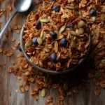 Flax Granola with Cinnamon and Sunflower Seeds First Image