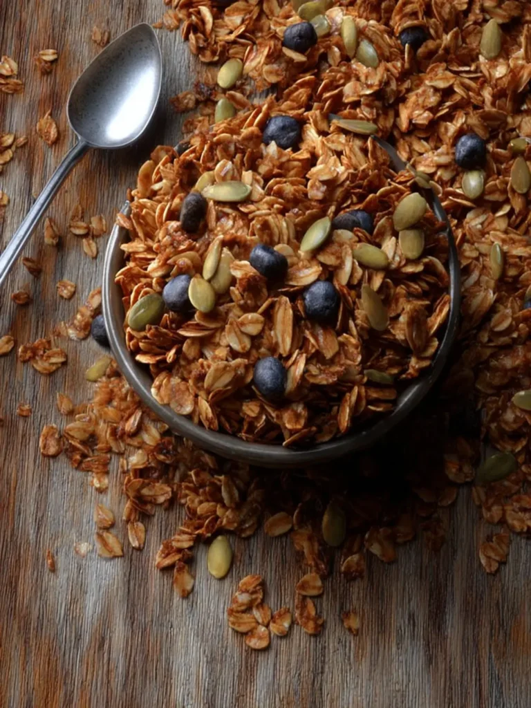 Flax Granola with Cinnamon and Sunflower Seeds First Image