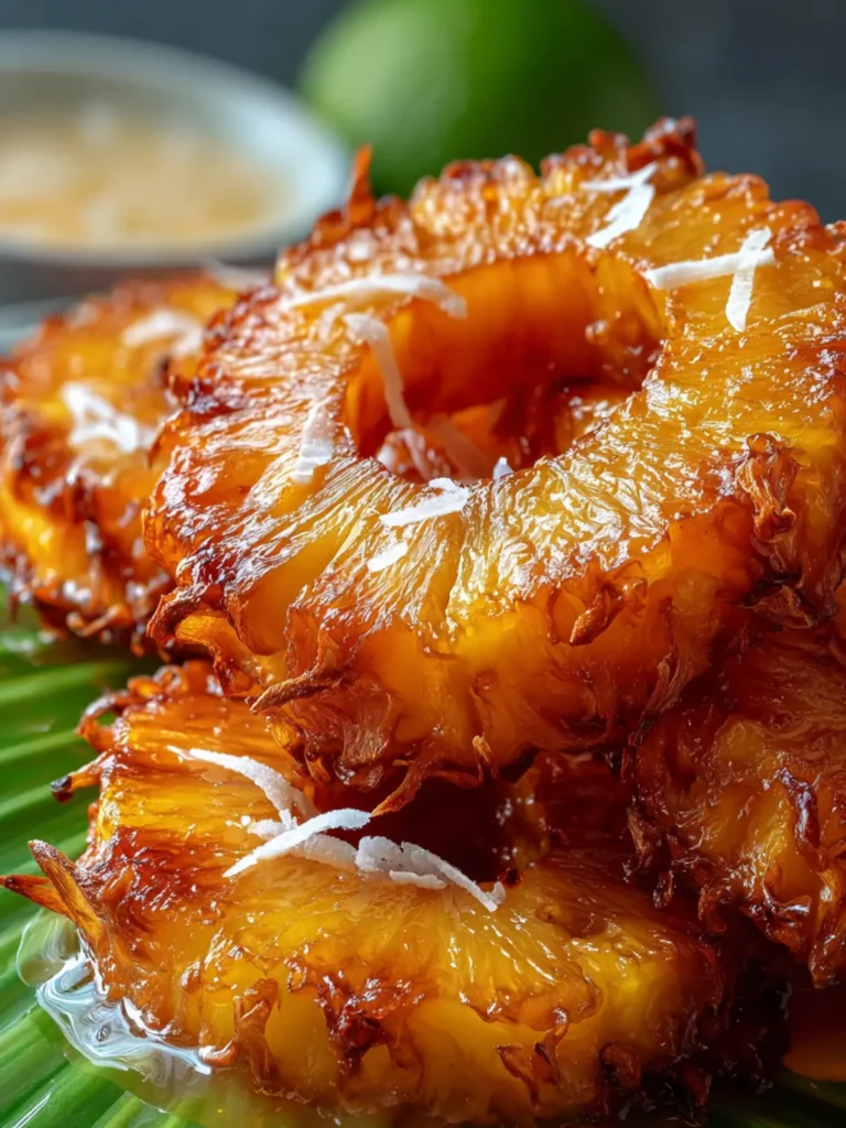 Fried Pineapple Recipe – Easy Caramelized Pineapple Dessert First Image