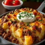 Ground Beef Potato Casserole First Image
