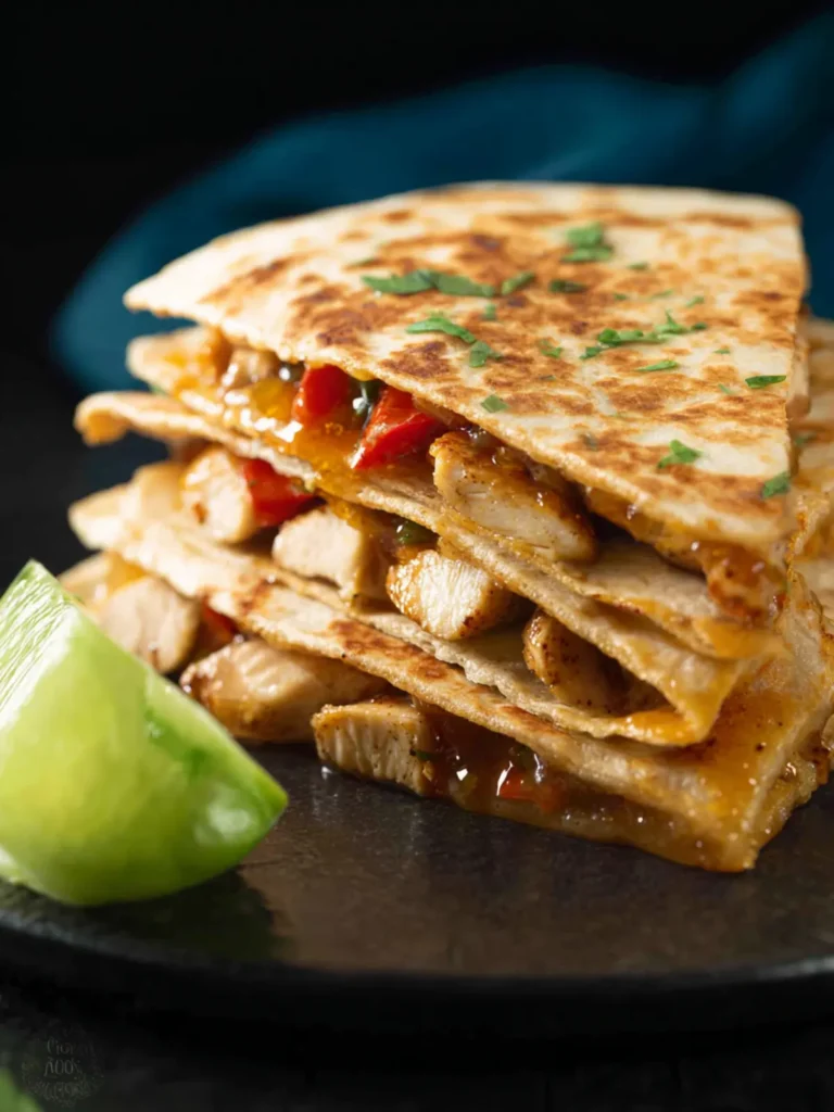 Honey Lime Chicken Quesadillas First Image