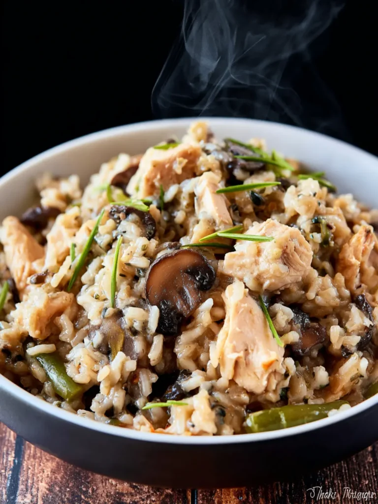 Instant Pot Cream of Mushroom Rice and Chicken First Image