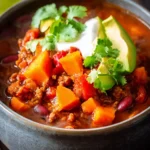 Slow Cooker Sweet Potato Chili First Image
