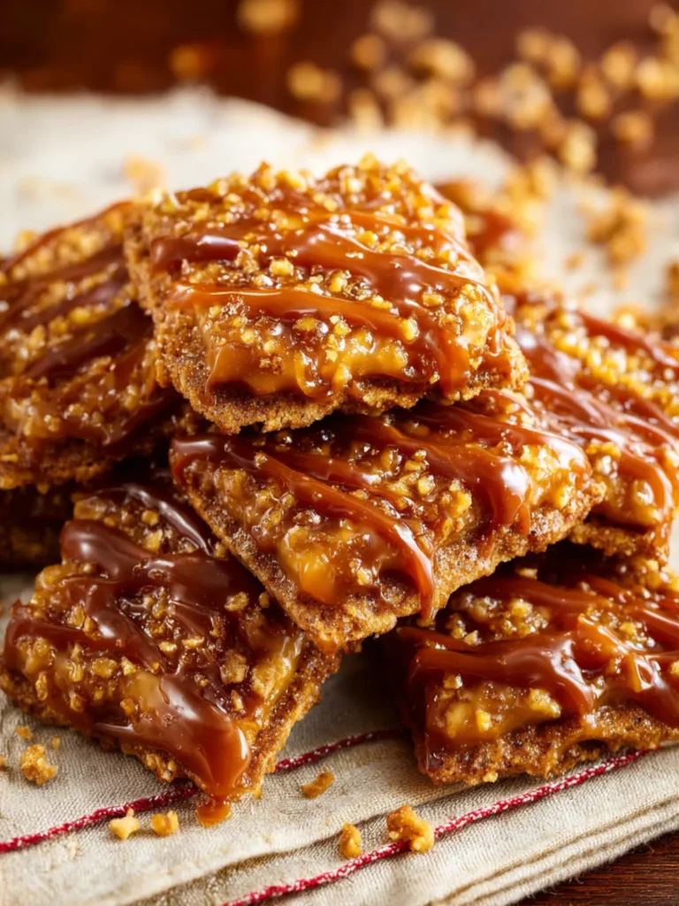 Toffee Graham Cracker Pralines First Image