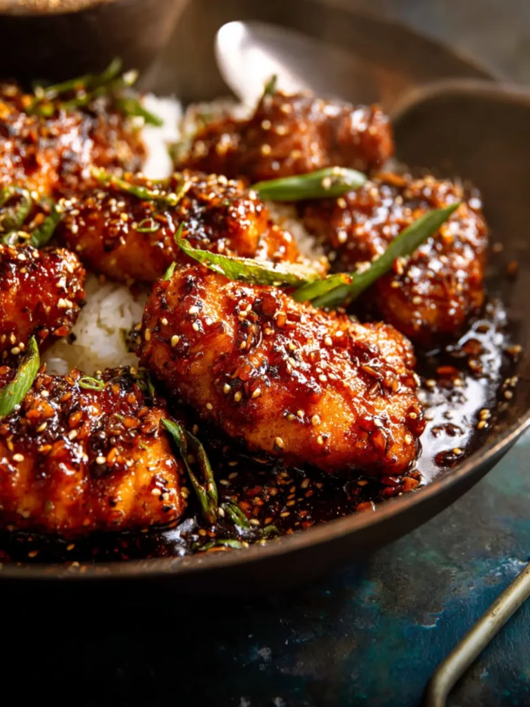 30 Minute Honey Garlic Chicken. First Image