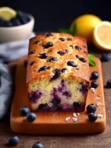 Blueberry Lemon Bread (No Eggs, No Dairy) First Image
