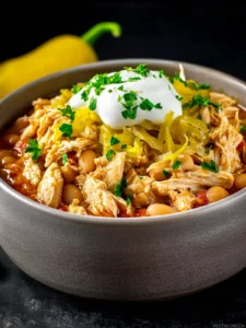 Crock Pot Mississippi Chicken Chili First Image