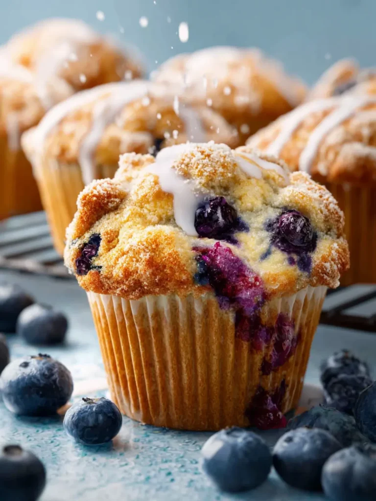 Easy Homemade Blueberry Muffin Recipe First Image