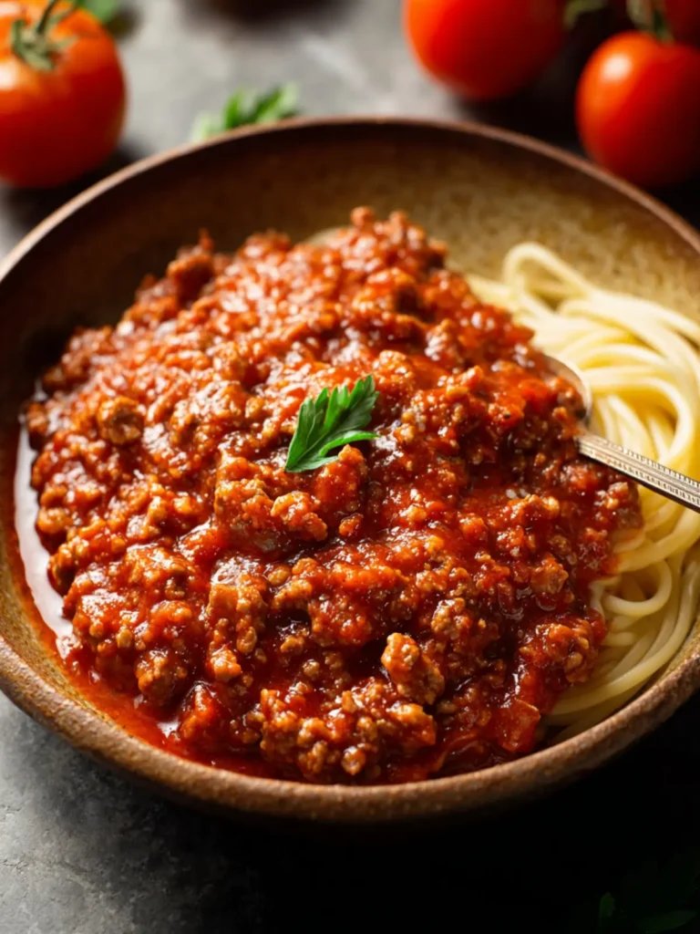 Easy Meat Sauce First Image