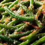 Garlic Parmesan Roasted Green Beans First Image