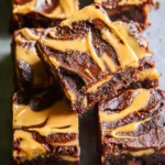 Healthy Chocolate Banana Peanut Butter Brownies First Image