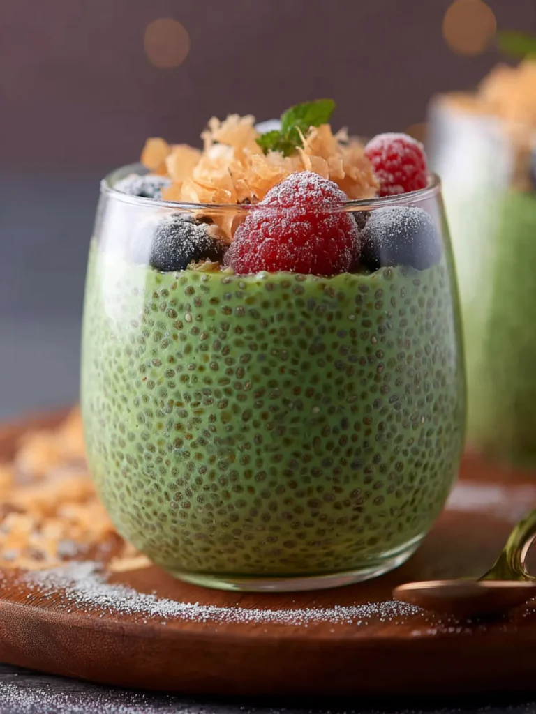 Matcha Chia Pudding Recipe (Creamy, Healthy & Easy Breakfast) First Image