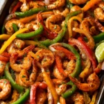 Sheet Pan Shrimp Fajitas First Image