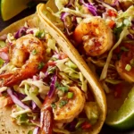 Shrimp Tacos with Cabbage Slaw First Image