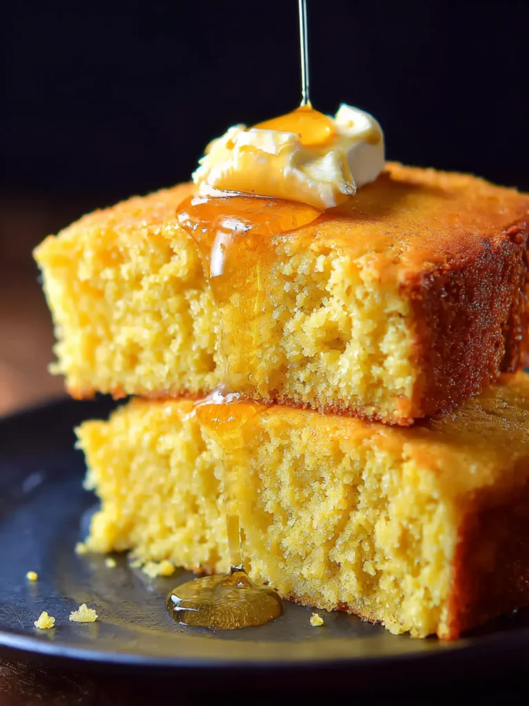 Sweet Honey Cornbread Recipe First Image