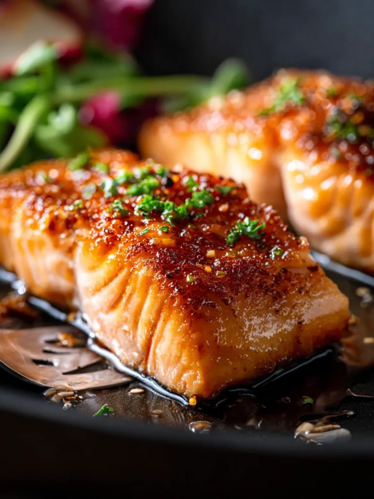 The Best Crispy Honey Glazed Salmon You'll Make In 20 Minutes First Image