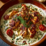 Turkish Chicken Creamy White Sauce : A Comforting Classic with Timeless Flavor First Image