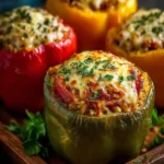 Vegetarian Stuffed Bell Peppers First Image
