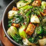 Bok Choy Vegetable Stir Fry Bowl First Image