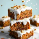 Healthy Carrot Cake Bars First Image