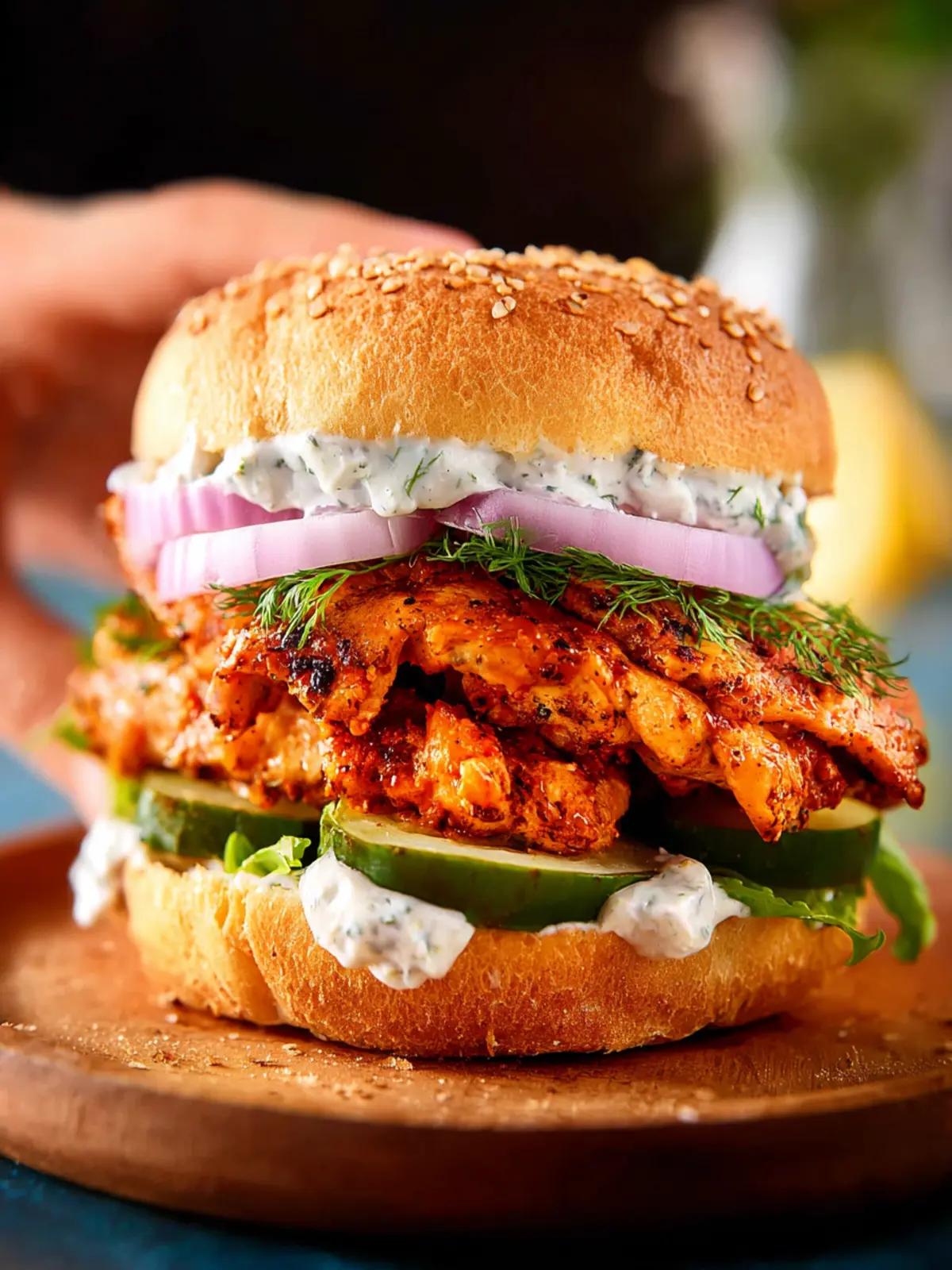Tandoori Chicken Sandwich: Irresistibly Bold and Flavorful!