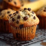 banana chocolate chip muffins First Image