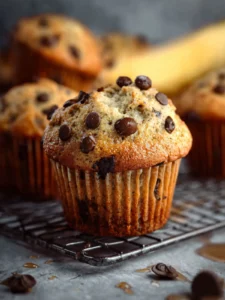 banana chocolate chip muffins First Image